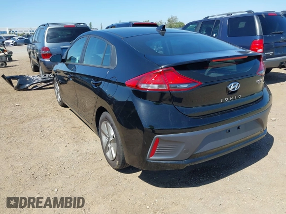2020 Hyundai Ioniq Blue with VIN KMHC65LC5LU235114, listed as a IAAI auction lot 42293378 with 78,126 mi miles and . Bid and sale history available at DreamBid. Image 3.