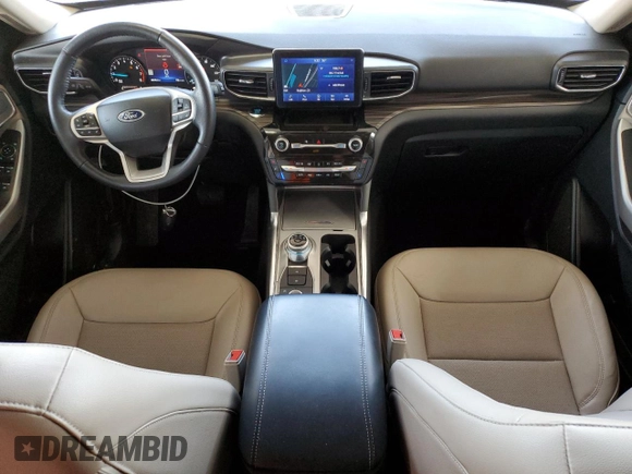 2023 Ford Explorer Limited with VIN 1FMSK8FH8PGB70487, listed as a Copart auction lot 64312655 with 38,276 mi miles and Salvage title. Bid and sale history available at DreamBid. Image 8.