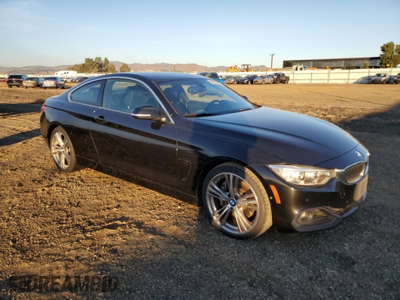 2016 BMW 4 Series 435i with VIN WBA3R1C50GK529413, listed as a Copart auction lot 82778444 with 166,487 mi miles and Salvage title. Bid and sale history available at DreamBid. Image 4.