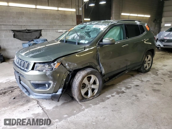 2018 Jeep Compass Latitude с VIN 3C4NJDBB0JT103643, выставлен на аукционе Copart как лот 56525775 с пробегом Не указан миль и Списание • Salvage title. История ставок и продаж доступна на DreamBid. Изображение 1.