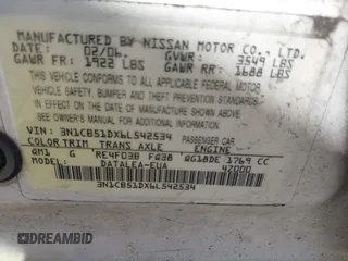 2006 Nissan Sentra S with VIN 3N1CB51DX6L542534, listed as a IAAI auction lot 41753212 with 160,977 mi miles and . Bid and sale history available at DreamBid. Image 9.