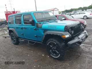 2020 Jeep Wrangler Unlimited Sport S with VIN 1C4HJXDG3LW325713, listed as a IAAI auction lot 39818210 with 30,352 mi miles and . Bid and sale history available at DreamBid. Image 1.
