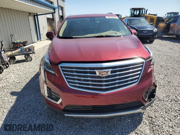 2017 Cadillac XT5 Platinum AWD with VIN 1GYKNFRS9HZ264532, listed as a Copart auction lot 50312375 with 63,623 mi miles and Salvage Title. Bid and sale history available at carsss.com. Image 5.