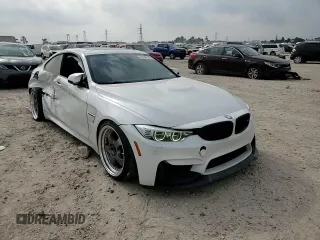2015 BMW M4 with VIN WBS3R9C5XFK332533, listed as a Copart auction lot 57030615 with 97,739 mi miles and Salvage title. Bid and sale history available at DreamBid. Image 13.