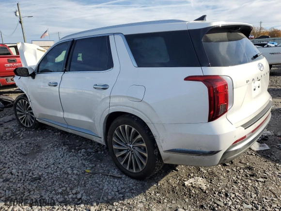 2024 Hyundai Palisade Calligraphy with VIN KM8R74GE1RU725149, listed as a Copart auction lot 84270674 with 0 mi miles and Salvage Title. Bid and sale history available at carsss.com. Image 2.