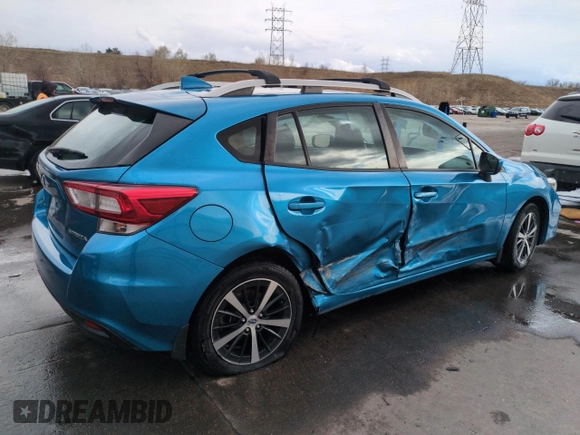2019 Subaru Impreza Premium with VIN 4S3GTAC62K3703130, listed as a Copart auction lot 51607785 with 67,550 mi miles and Salvage Title. Bid and sale history available at DreamBid. Image 3.