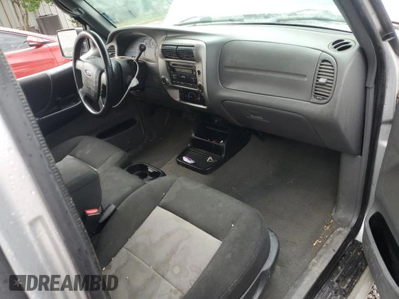 2010 Ford Ranger XLT with VIN 1FTKR4EEXAPA44803, listed as a Copart auction lot 55351865 with 98,774 mi miles and Salvage title. Bid and sale history available at DreamBid. Image 8.