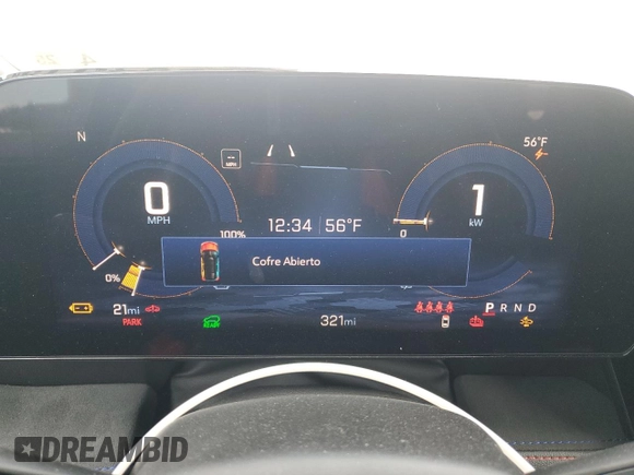 2024 Chevrolet Blazer EV eAWD RS z VIN 3GNKDCRJ6RS185694, wystawiony jako Copart lot #43264315 z przebiegiem 321 mil mil oraz Szkoda całkowita • Salvage title. Historia ofert i sprzedaży dostępna na DreamBid. Obrazek 9.