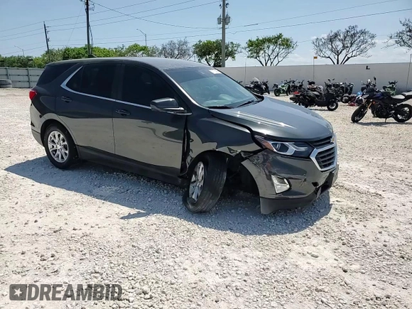 2021 Chevrolet Equinox LT with VIN 3GNAXKEV5ML392053, listed as a Copart auction lot 57170525 with 61,907 mi miles and Salvage title. Bid and sale history available at DreamBid. Image 14.