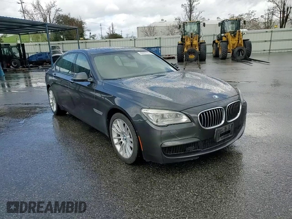 2015 BMW 7 Series 740Li with VIN WBAYE4C52FD947509, listed as a Copart auction lot 49269705 with 80,111 mi miles and Salvage Title. Bid and sale history available at DreamBid. Image 11.