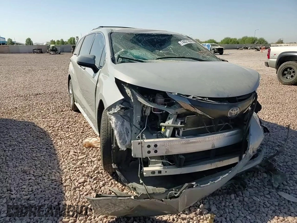 2022 Toyota Sienna XLE Woodland Edition with VIN 5TDASKFC4NS043580, listed as a Copart auction lot 74021884 with 153,893 mi miles and Salvage Title. Bid and sale history available at carsss.com. Image 11.