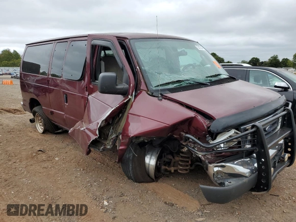 2005 Ford Econoline Passenger XL with VIN 1FBNE31L45HA98769, listed as a Copart auction lot 72427824 with 94,304 mi miles and Salvage Title. Bid and sale history available at DreamBid. Image 4.