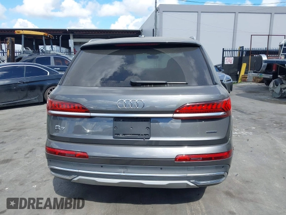 2020 Audi Q7 Premium with VIN WA1AXAF72LD011535, listed as a IAAI auction lot 41554635 with 48,970 mi miles. Bid and sale history available at carsss.com. Image 17.