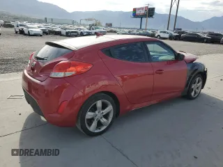 2012 Hyundai Veloster w/Gray Int with VIN KMHTC6ADXCU066489, listed as a Copart auction lot 60538585 with 161,917 mi miles and Salvage title. Bid and sale history available at DreamBid. Image 3.