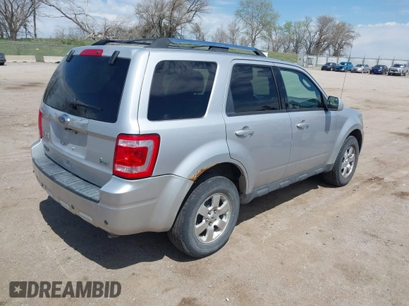 2011 Ford Escape Limited with VIN 1FMCU9EGXBKA68143, listed as a IAAI auction lot 42106149 with 131,427 mi miles and . Bid and sale history available at DreamBid. Image 4.