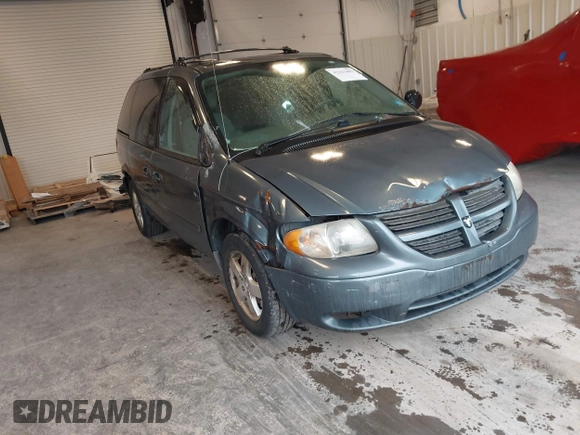 2006 Dodge Caravan SXT z VIN 1D4GP45R16B528722, wystawiony jako IAAI lot #42361803 z przebiegiem 282 828 mil mil oraz . Historia ofert i sprzedaży dostępna na DreamBid. Obrazek 1.