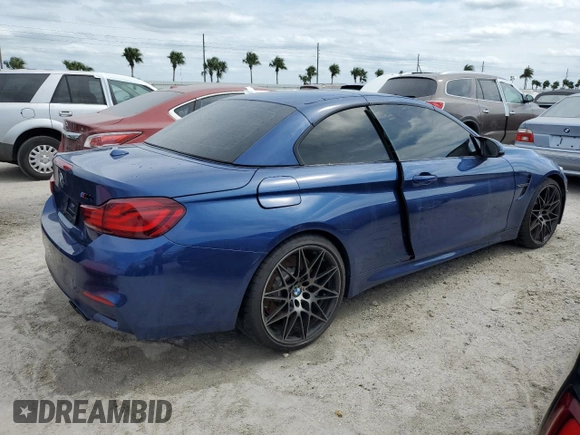 2020 BMW M4 with VIN WBS4Z9C0XL5N76184, listed as a Copart auction lot 75075674 with 16,485 mi miles and Salvage Title. Bid and sale history available at carsss.com. Image 3.