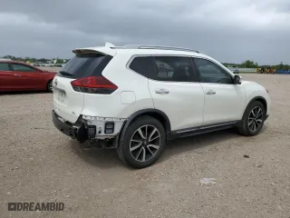 2019 Nissan Rogue SL with VIN 5N1AT2MT0KC794328, listed as a Copart auction lot 50540265 with 76,969 mi miles and Salvage Title. Bid and sale history available at carsss.com. Image 3.