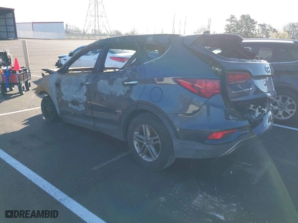 2017 Hyundai Santa Fe Sport 2.4L with VIN 5XYZU3LB7HG412819, listed as a IAAI auction lot 41792682 with 1 mi miles. Bid and sale history available at carsss.com. Image 3.