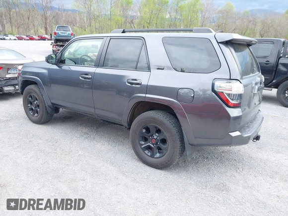 2021 Toyota 4Runner SR5 with VIN JTEMU5JR8M5855842, listed as a IAAI auction lot 42016331 with 87,455 mi miles and . Bid and sale history available at DreamBid. Image 3.