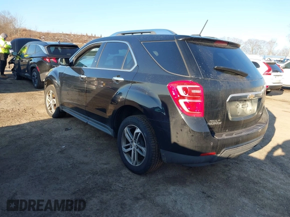 2017 Chevrolet Equinox Premier with VIN 2GNALDEK5H1604700, listed as a IAAI auction lot 41610445 with 147,043 mi miles. Bid and sale history available at carsss.com. Image 3.