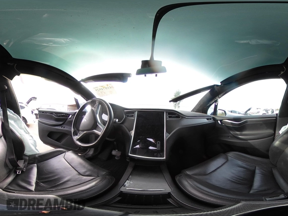 2016 Tesla Model X 70D with VIN 5YJXCAE27GF015175, listed as a IAAI auction lot 41074929 with 115,130 mi miles. Bid and sale history available at carsss.com. Image 19.