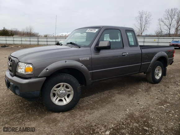 2010 Ford Ranger XL with VIN 1FTKR1EE3APA63272, listed as a Copart auction lot 49166225 with 100,843 mi miles and Salvage Title. Bid and sale history available at carsss.com. Image 1.