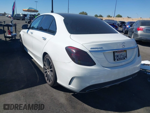 2018 Mercedes-Benz C 43 AMG with VIN 55SWF6EB5JU254522, listed as a IAAI auction lot 41669141 with 38,724 mi miles and . Bid and sale history available at carsss.com. Image 15.