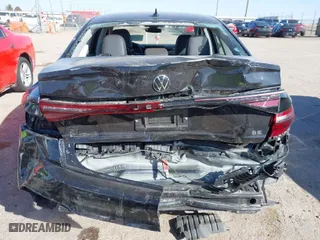 2025 Volkswagen Jetta SE with VIN 3VW7X7BU2SM006656, listed as a IAAI auction lot 41639012 with 9,744 mi miles. Bid and sale history available at carsss.com. Image 6.