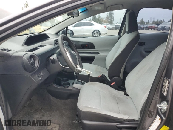 2012 Toyota Prius c One with VIN JTDKDTB32C1028595, listed as a Copart auction lot 53305535 with Not Provided miles and Salvage Title. Bid and sale history available at carsss.com. Image 7.