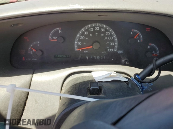 2003 Ford F-150 XL with VIN 1FTRF17293NB35763, listed as a Copart auction lot 55352925 with 208,961 mi miles and Salvage title. Bid and sale history available at DreamBid. Image 9.