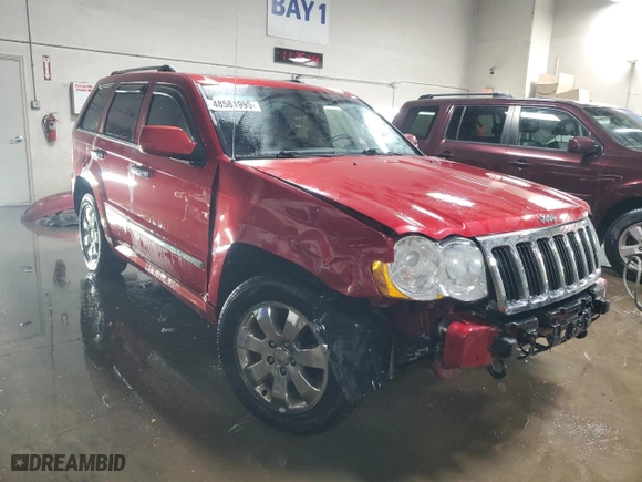 2010 Jeep Grand Cherokee Limited with VIN 1J4RR5GT6AC135245, listed as a Copart auction lot 48581995 with 154,868 mi miles and Salvage Title. Bid and sale history available at carsss.com. Image 4.