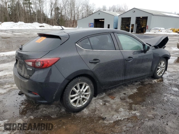 2017 Mazda 3 Touring with VIN JM1BN1L70H1153850, listed as a Copart auction lot 47006105 with Not Provided miles and Salvage Title. Bid and sale history available at carsss.com. Image 3.