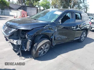 2017 Nissan Pathfinder S with VIN 5N1DR2MN1HC676522, listed as a IAAI auction lot 41949360 with 95,347 mi miles and . Bid and sale history available at DreamBid. Image 2.