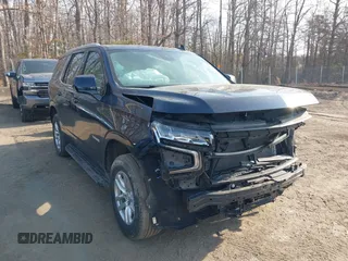 2023 Chevrolet Tahoe LT with VIN 1GNSKNKD5PR355968, listed as a IAAI auction lot 41691886 with 50,141 mi miles. Bid and sale history available at carsss.com. Image 1.