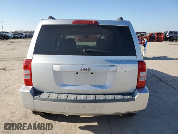 2008 Jeep Patriot Sport with VIN 1J8FT28W38D737454, listed as a Copart auction lot 46647735 with 146,710 mi miles and Salvage Title. Bid and sale history available at carsss.com. Image 6.