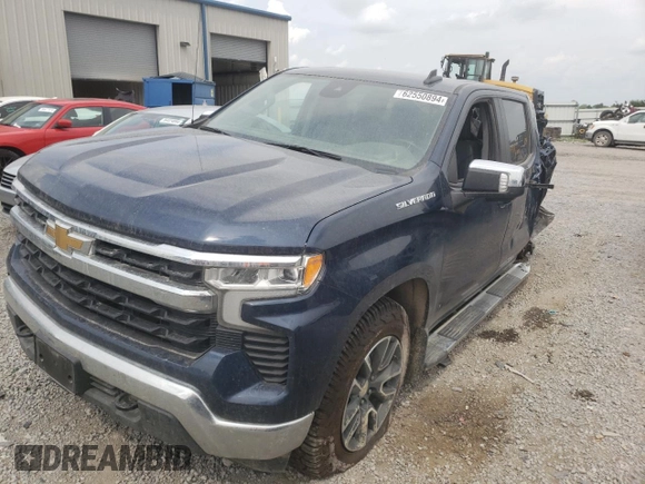 2023 Chevrolet Silverado 1500 LT with VIN 1GCPDDEK5PZ197905, listed as a Copart auction lot 62550894 with 0 mi miles and Non Repairable. Bid and sale history available at carsss.com. Image 1.