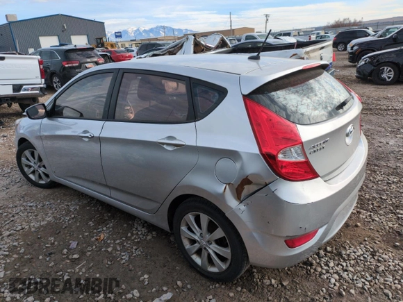 2012 Hyundai Accent SE with VIN KMHCU5AE2CU032501, listed as a Copart auction lot 88179295 with 125,975 mi miles and Salvage Title. Bid and sale history available at carsss.com. Image 2.