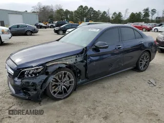 2020 Mercedes-Benz C 43 AMG with VIN W1KWF6EB3LR594563, listed as a Copart auction lot 88457735 with 67,092 mi miles and Salvage Title. Bid and sale history available at carsss.com. Image 1.