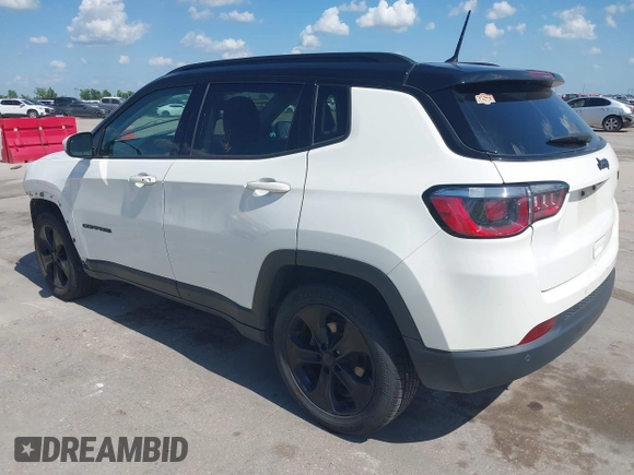 2018 Jeep Compass Latitude with VIN 3C4NJCBB4JT487596, listed as a IAAI auction lot 42073962 with 110,153 mi miles and . Bid and sale history available at DreamBid. Image 3.