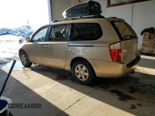 2008 Kia Sedona LX with VIN KNDMB233186195046, listed as a Copart auction lot 88663145 with 200,386 mi miles and Salvage Title. Bid and sale history available at DreamBid. Image 2.
