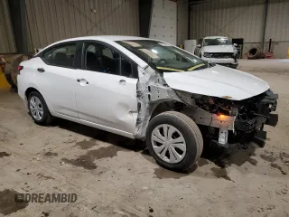 2024 Nissan Versa S with VIN 3N1CN8DV5RL866850, listed as a Copart auction lot 52951465 with 14,038 mi miles and Salvage Title. Bid and sale history available at DreamBid. Image 4.