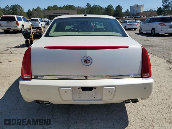 2008 Cadillac DTS 1SC with VIN 1G6KD57Y38U126527, listed as a Copart auction lot 48498175 with 108,635 mi miles and Salvage Title. Bid and sale history available at carsss.com. Image 6.
