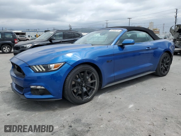 2017 Ford Mustang GT Premium with VIN 1FATP8FF6H5317482, listed as a Copart auction lot 52830315 with 83,723 mi miles and Salvage title. Bid and sale history available at DreamBid. Image 1.