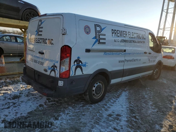 2015 Ford Transit with VIN 1FTNE2YM0FKA31837, listed as a Copart auction lot 87215754 with 130,289 mi miles and Salvage Title. Bid and sale history available at DreamBid. Image 3.
