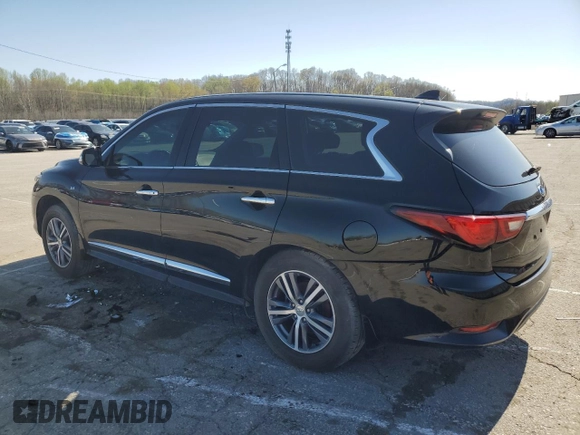 2020 Infiniti QX60 Luxe with VIN 5N1DL0MN7LC518247, listed as a Copart auction lot 52599245 with 72,466 mi miles and Non Repairable. Bid and sale history available at DreamBid. Image 2.