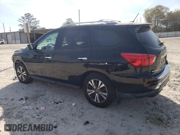 2017 Nissan Pathfinder Platinum with VIN 5N1DR2MN1HC667254, listed as a Copart auction lot 51068635 with 104,460 mi miles and Salvage Title. Bid and sale history available at carsss.com. Image 2.
