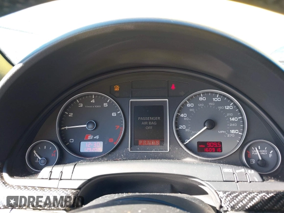 2007 Audi S4 z VIN WAUGL78E67A097172, wystawiony jako IAAI lot #41451188 z przebiegiem 160 916 mil mil oraz . Historia ofert i sprzedaży dostępna na DreamBid. Obrazek 7.