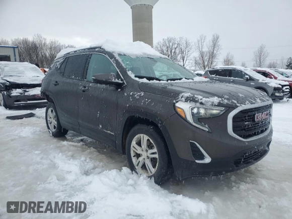 2020 GMC Terrain SLE with VIN 3GKALTEV0LL108485, listed as a Copart auction lot 87365434 with 48,819 mi miles and Non Repairable. Bid and sale history available at DreamBid. Image 4.