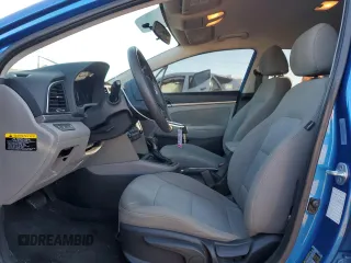 2018 Hyundai Elantra SEL with VIN 5NPD84LF7JH339344, listed as a Copart auction lot 83004364 with 96,800 mi miles and Salvage Title. Bid and sale history available at DreamBid. Image 7.
